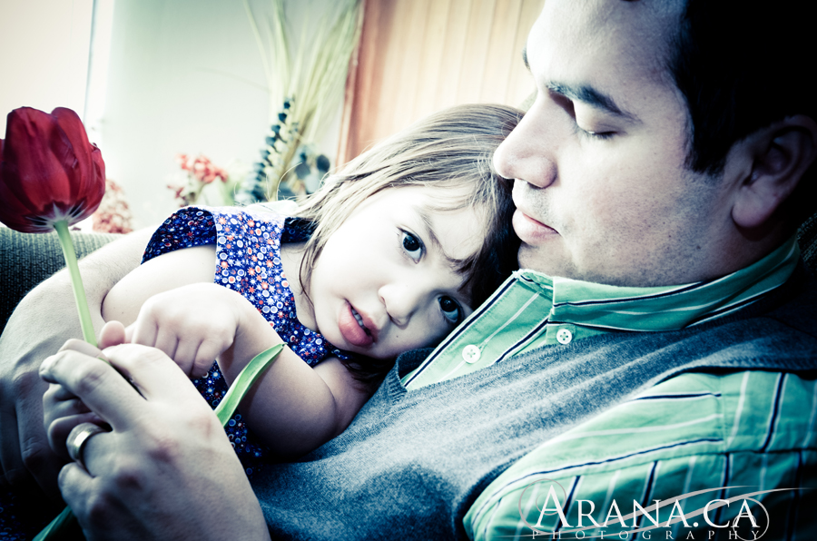 Dad and daughter